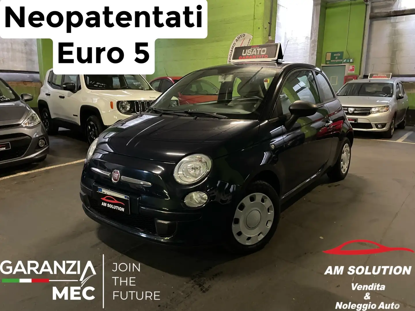 Fiat 500 500 1.2 Neopatentati Euro 5 Синій - 1