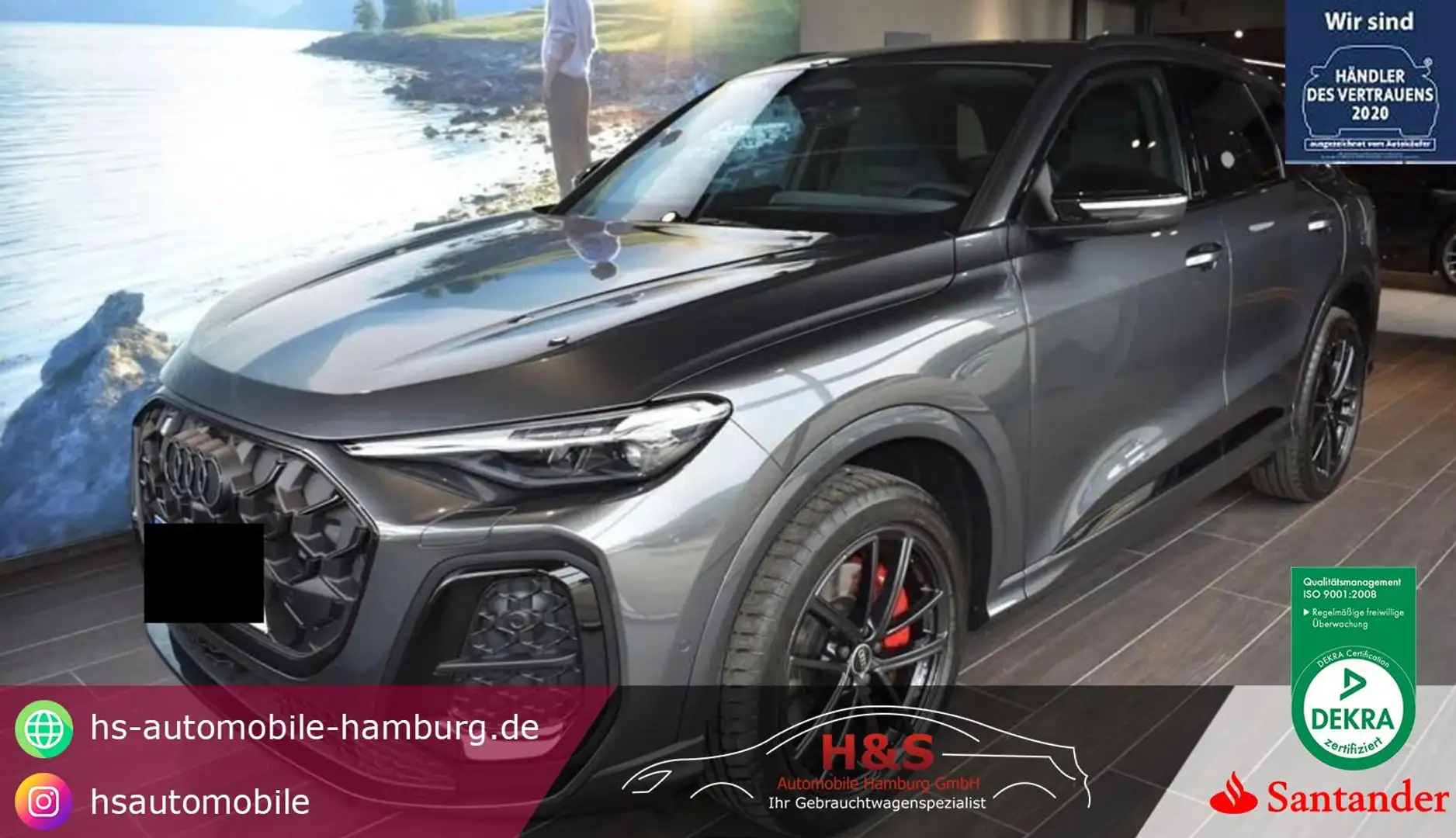 Audi Q5 2.0 e-hybrid quattro 270 kW Grau - 1