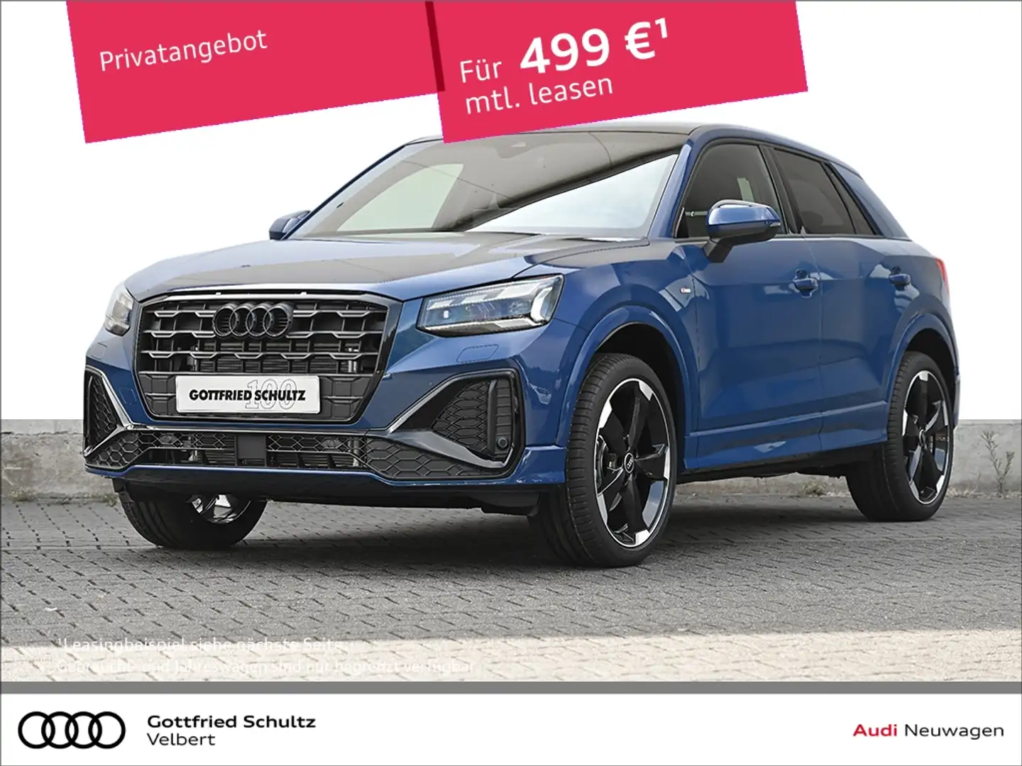 Audi Q2 S line 35 TFSI mal etwas anderes .. Bleu - 1