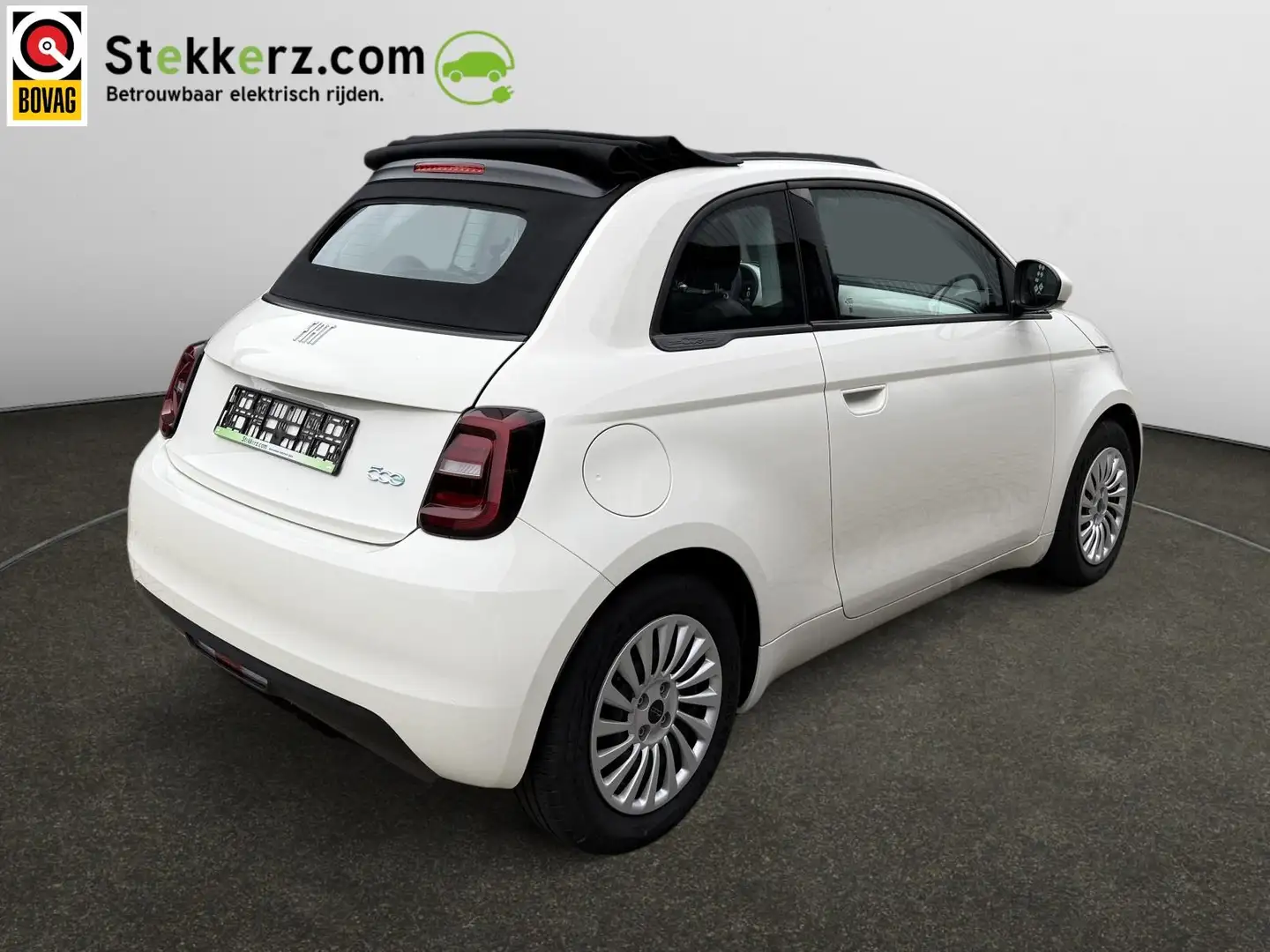 Fiat 500C 42 kWh Cabrio, 8881km!, SOH 98% Weiß - 2