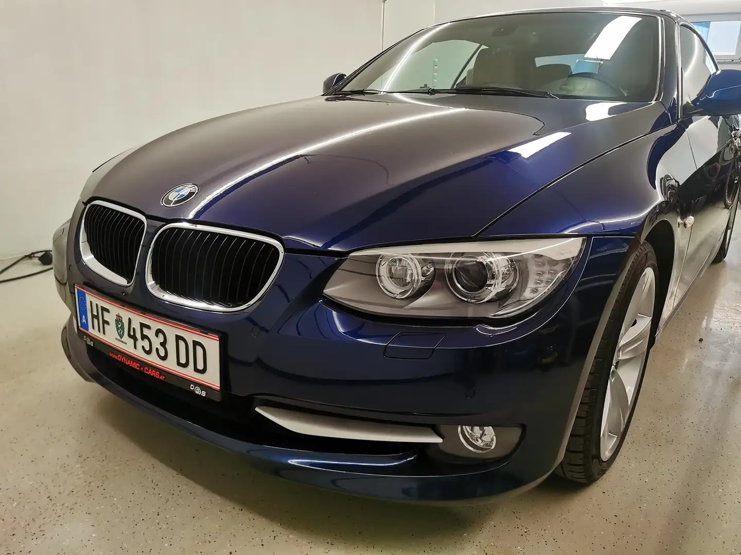 BMW 320 320i Cabrio Österreich-Paket Aut Blau - 1