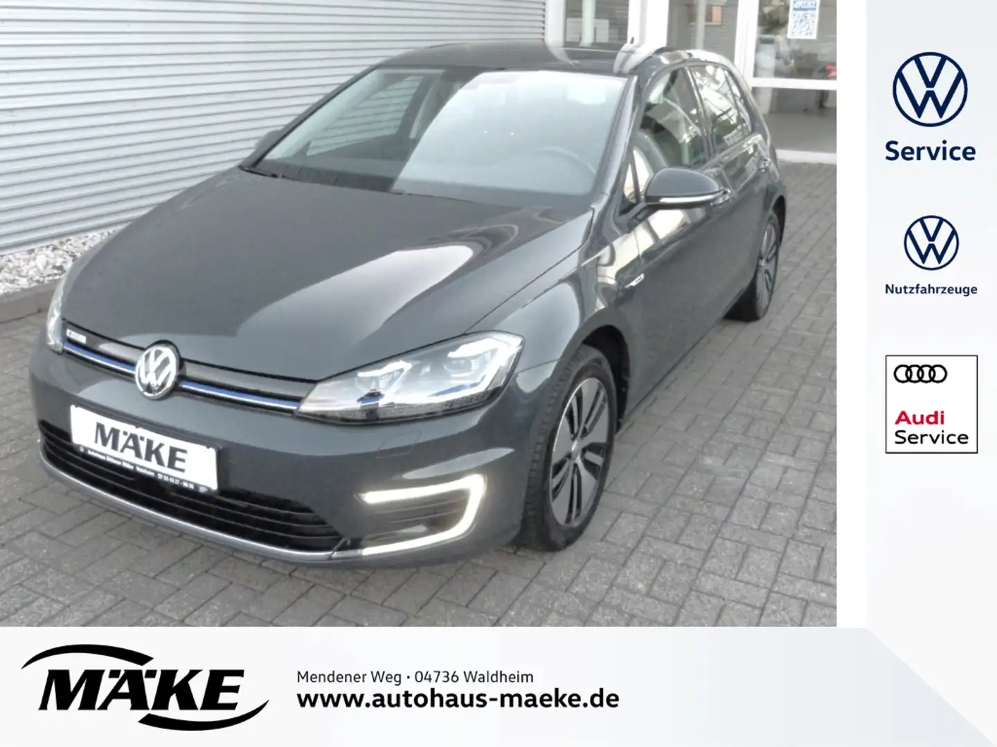 Volkswagen Golf e-Golf, CCS-Ladedose, Rückfahrkamera, SHZ, PDC+, Grau - 1