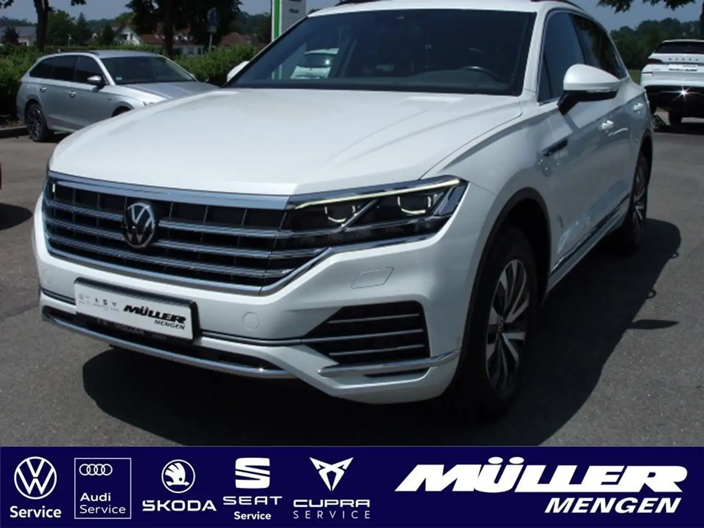 Volkswagen Touareg Elegance 3,0 TDI DSG 4Motion AHK/MATRIX/ Blanc - 1