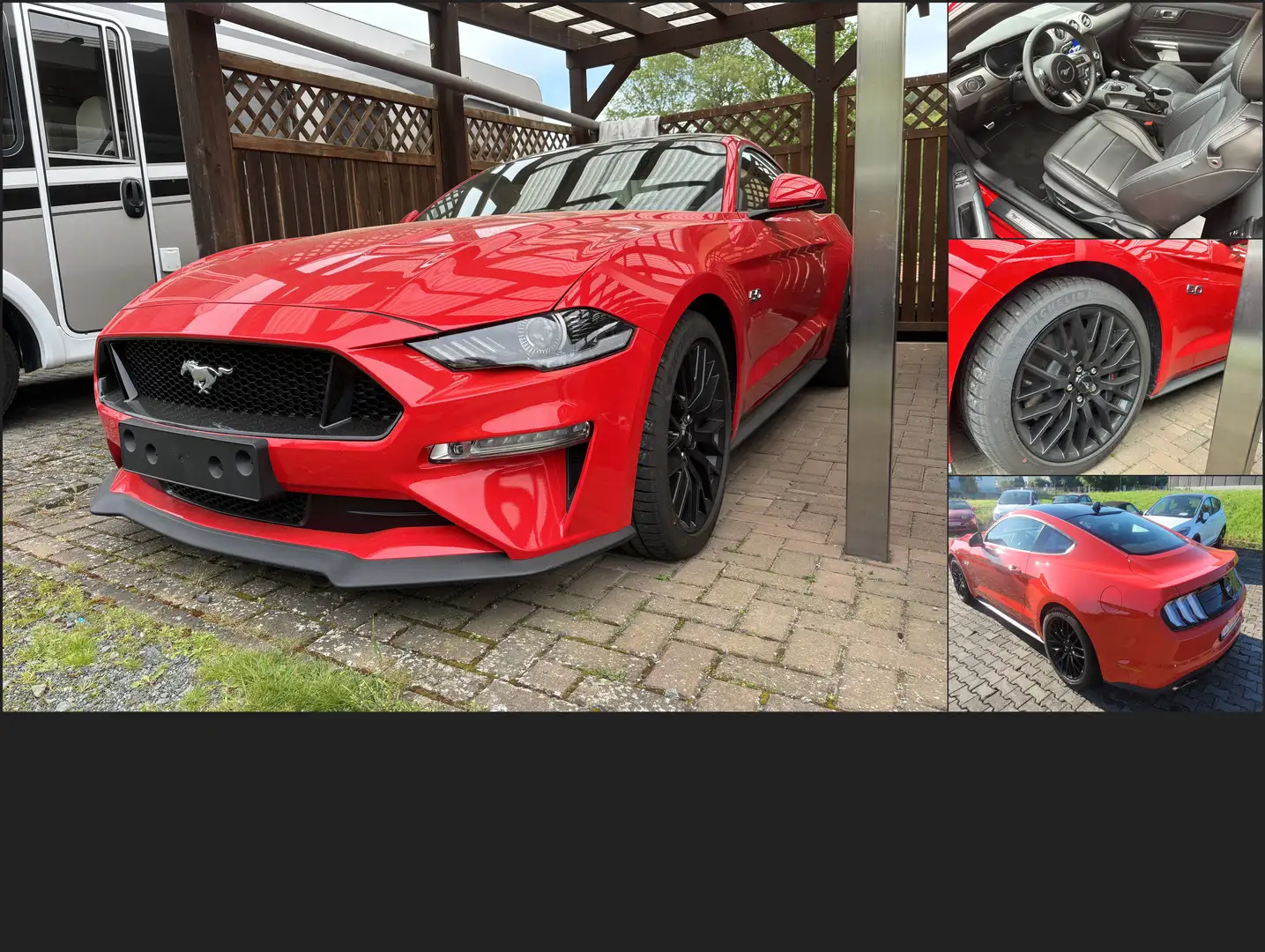 Ford Mustang GT V8 Premium Pack Klappenauspuff LED Licht Red - 1
