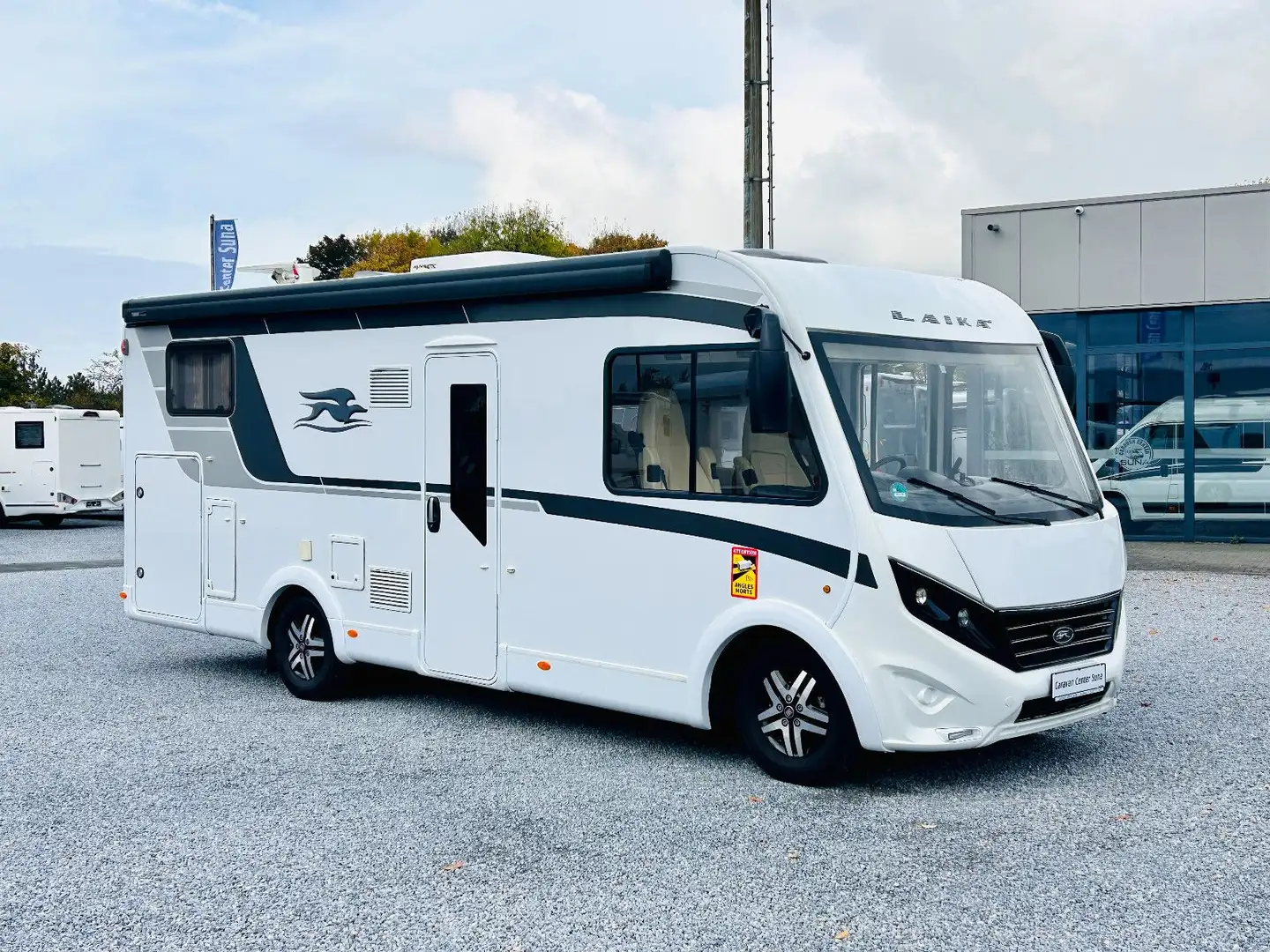 Laika Kosmo 909 *Einzelbetten-Hubbett-Automatik* Weiß - 1