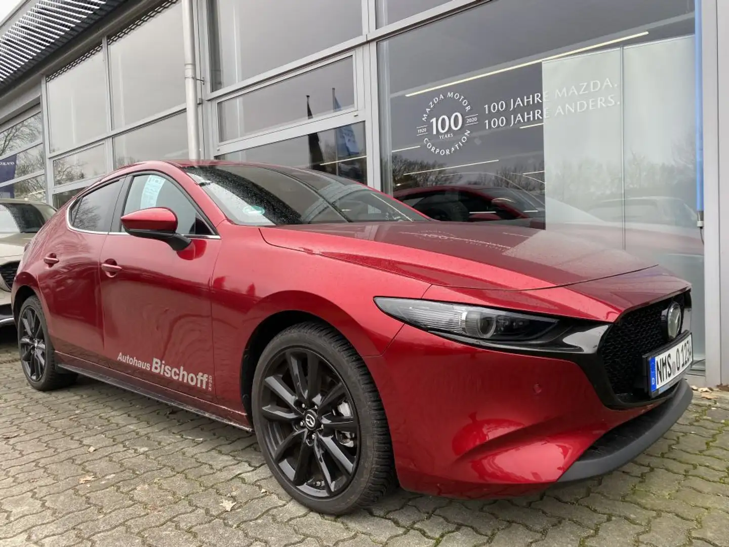Mazda 3 e-SKYACTIV-X 186 M HYBRID DRIVE EXCLUSIVE-LINE Rot - 1