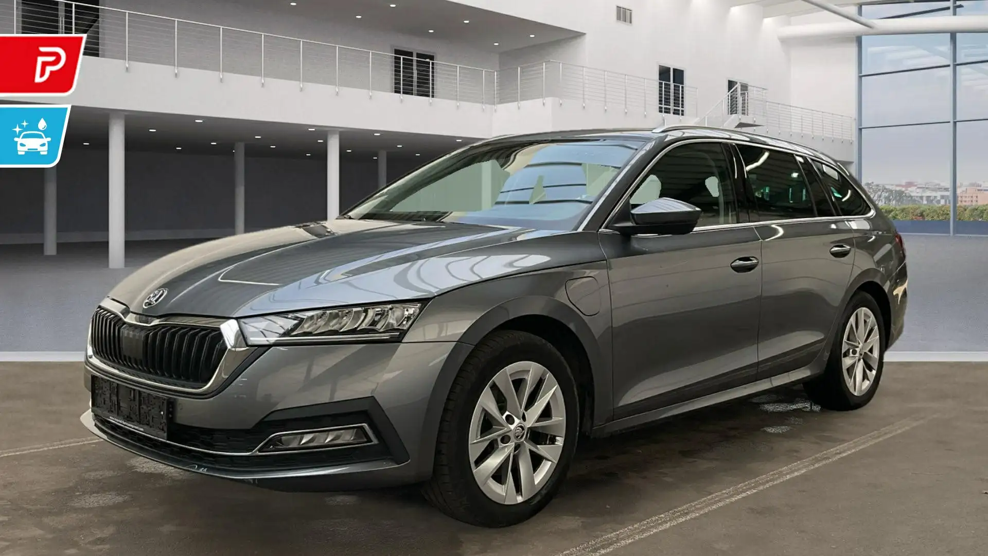 Skoda Octavia Combi 1.4 TSI iV PHEV Style Automaat Gris - 1