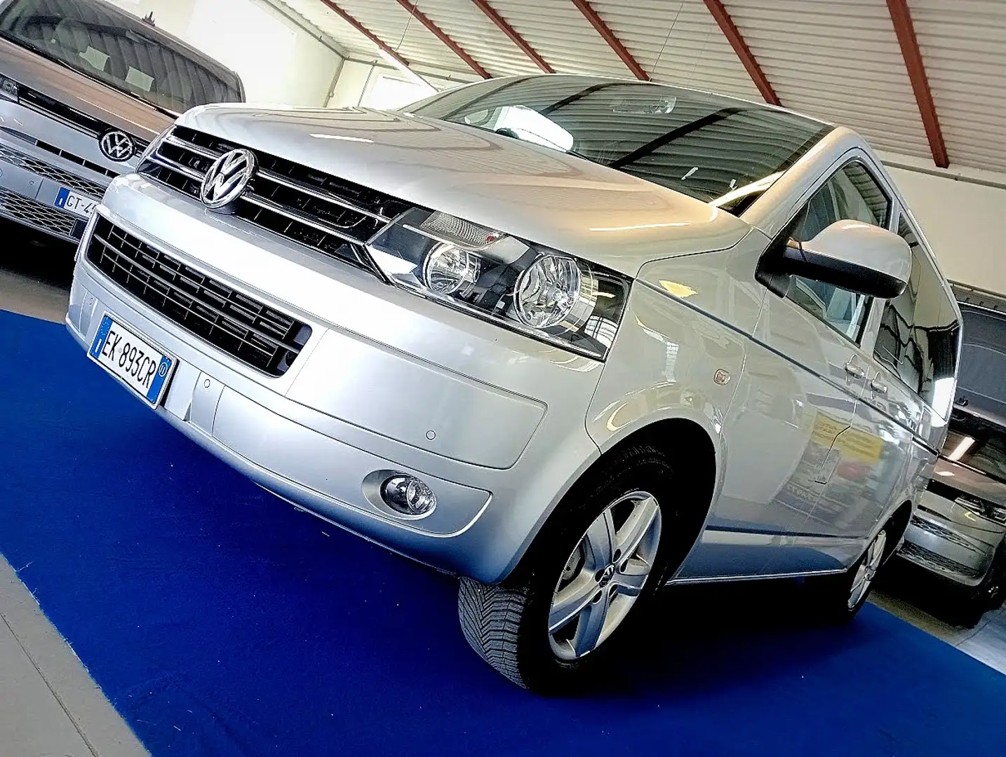 Volkswagen T5 Multivan 2.0 TDI DSG DOPPIA PORTA LATERALE PORTABICI Plateado - 1