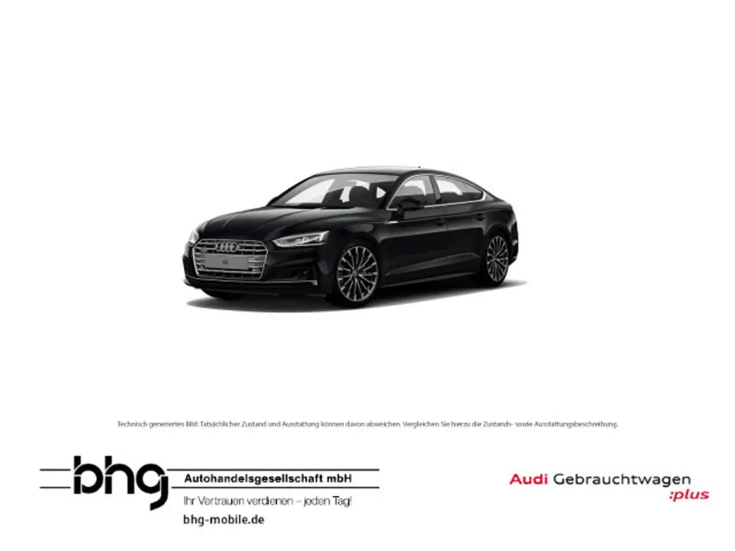 Audi A5 2.0 TDI quattro S tronic sport Schwarz - 1