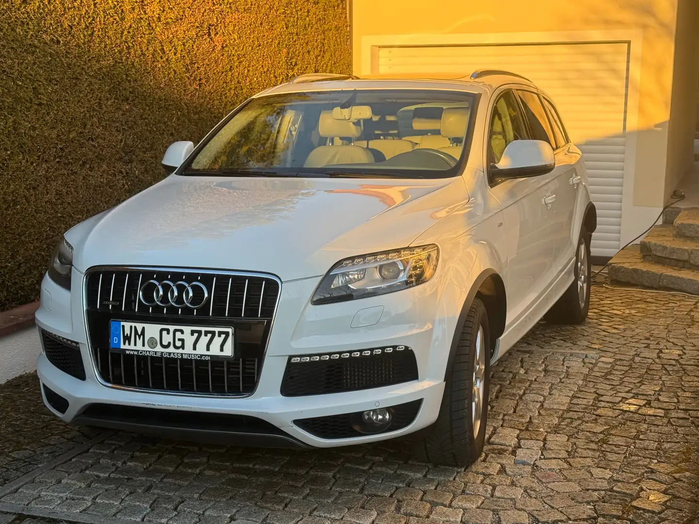 Audi Q7 Q7 S-Line 3.0 TDI DPF quattro tiptronic, AHK Weiß - 1