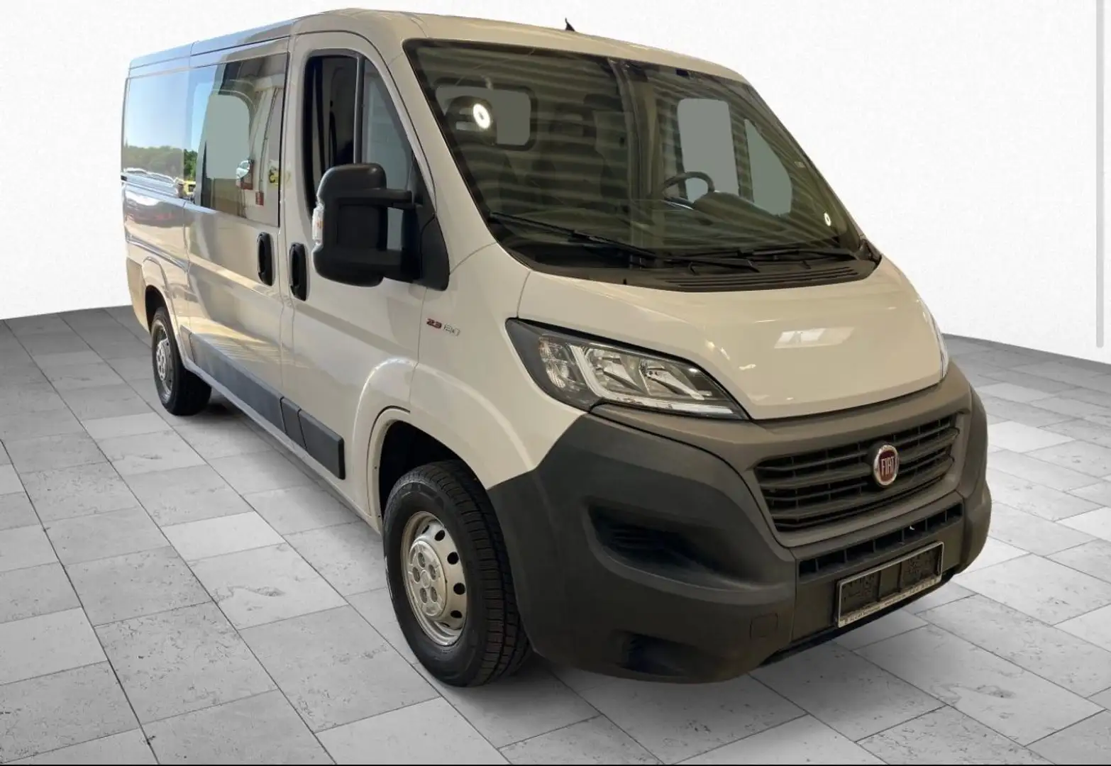 Fiat Ducato 33 120 L2H1 KLIMA AHK STDHZ 1HAND EURO6 Blanc - 2