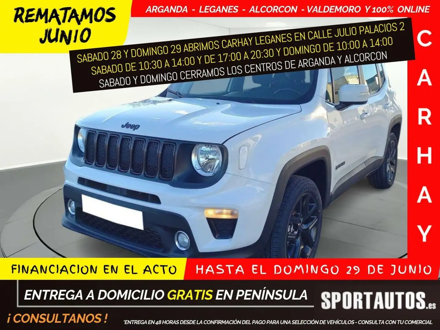 Jeep Renegade 2.0Mjt Night Eagle II 4x4 AD Bianco - 1