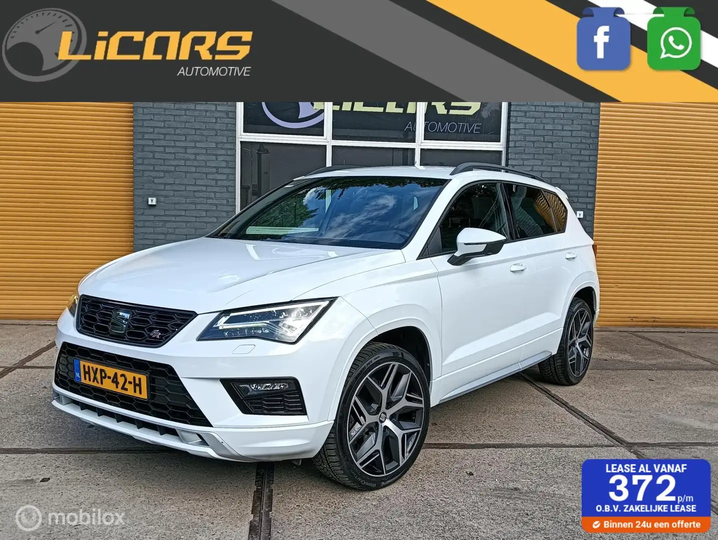 SEAT Ateca 1.4 150pk DSG TSI FR 19inch/CarPlay/navi Wit - 1