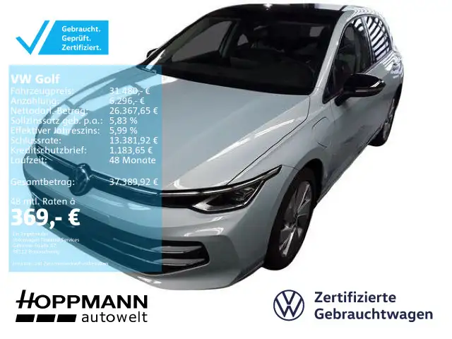 Volkswagen Golf VIII 1.5 TSI eHybrid GOAL PANO ACC App Conn