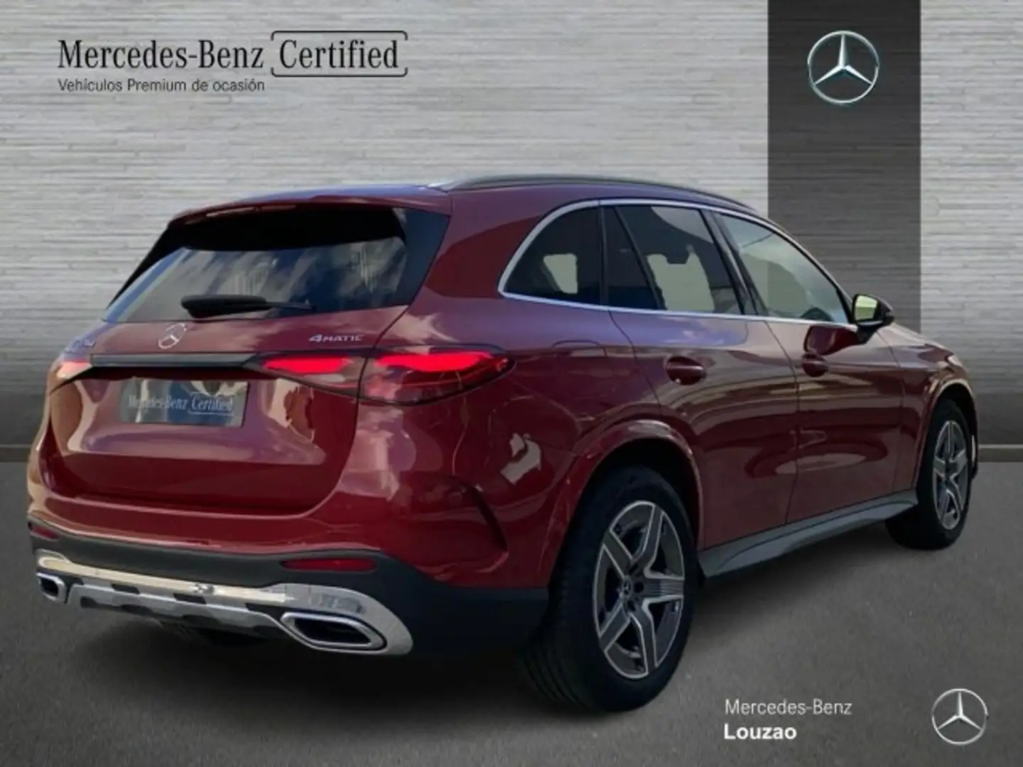 Mercedes-Benz GLC 220 220d 4Matic 9G-Tronic Rojo - 2