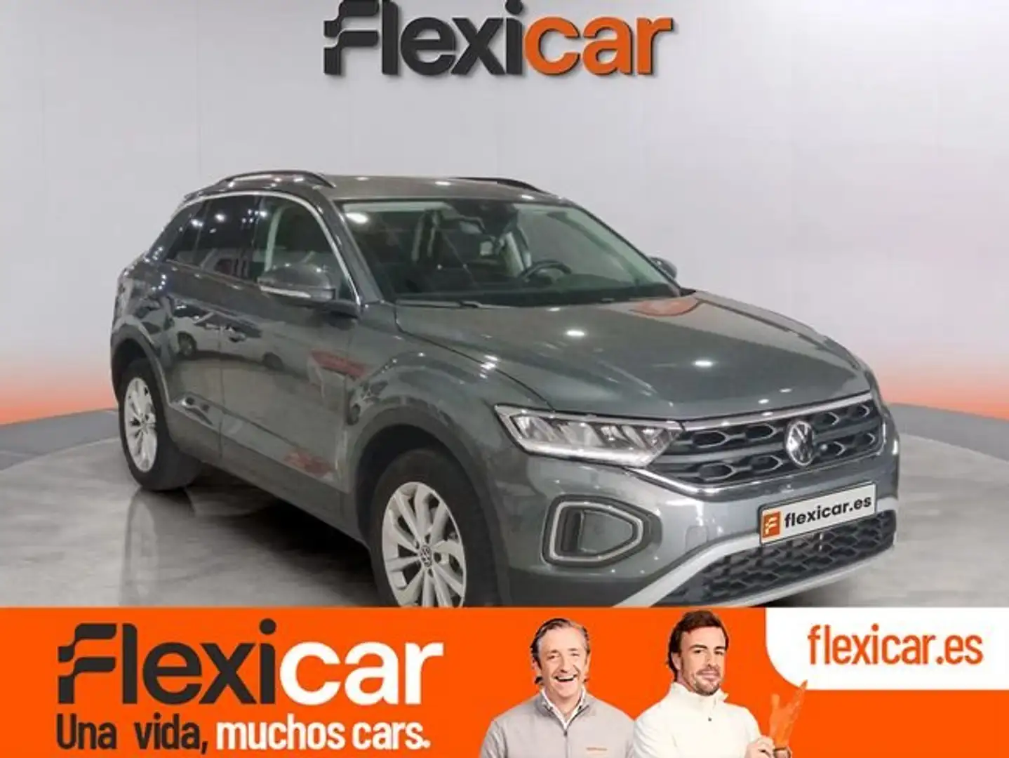 Volkswagen T-Roc 1.0 TSI Más 85kW Gris - 1