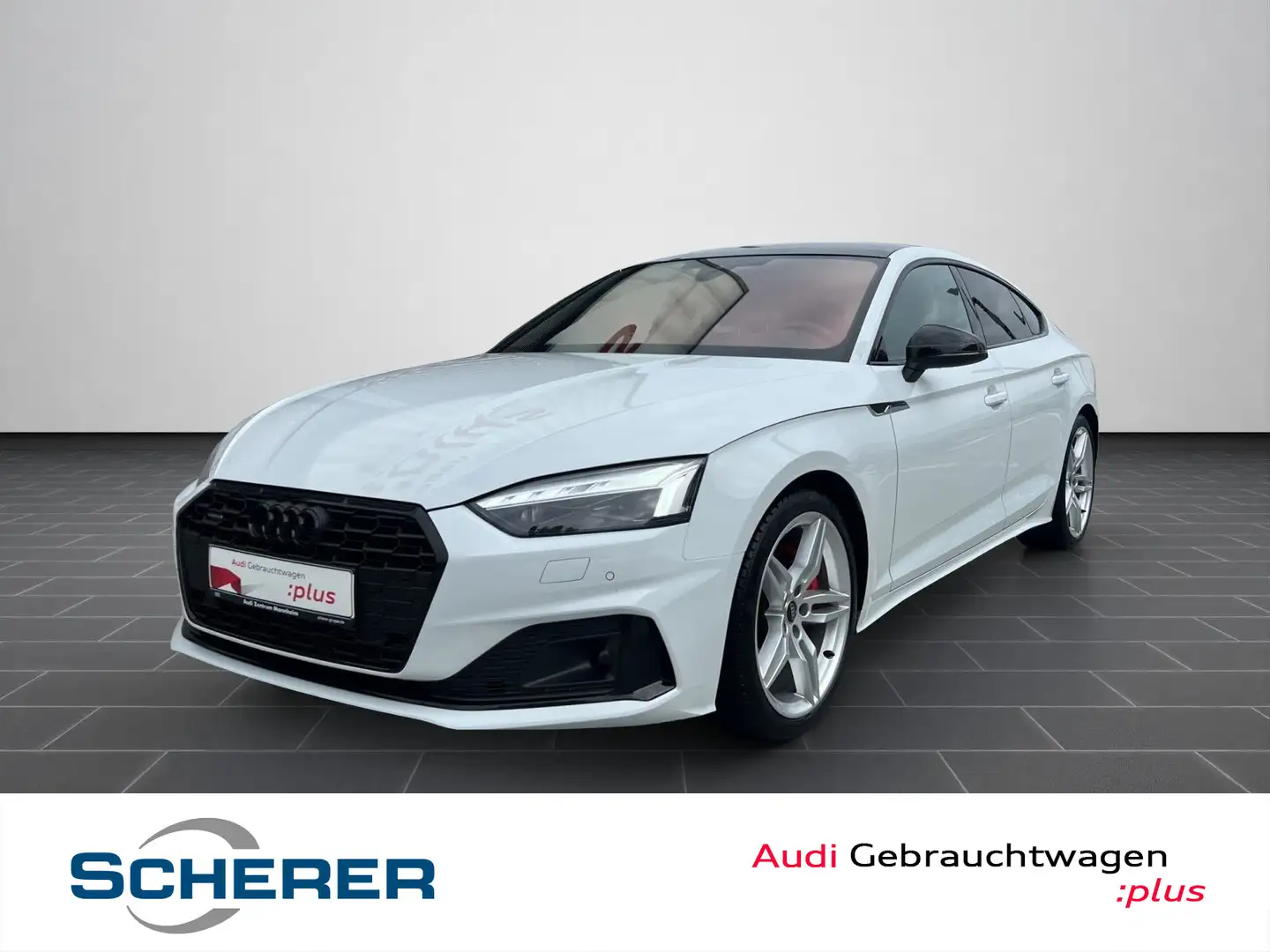 Audi A5 45 TFSI quattro S tronic PANO HUD B Weiß - 1