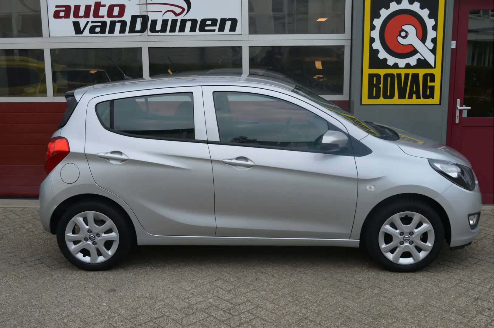 Opel Karl 1.0 ecoFLEX Edition O.a; Afn. Haak, PDC, Airco, Cr Grijs - 2