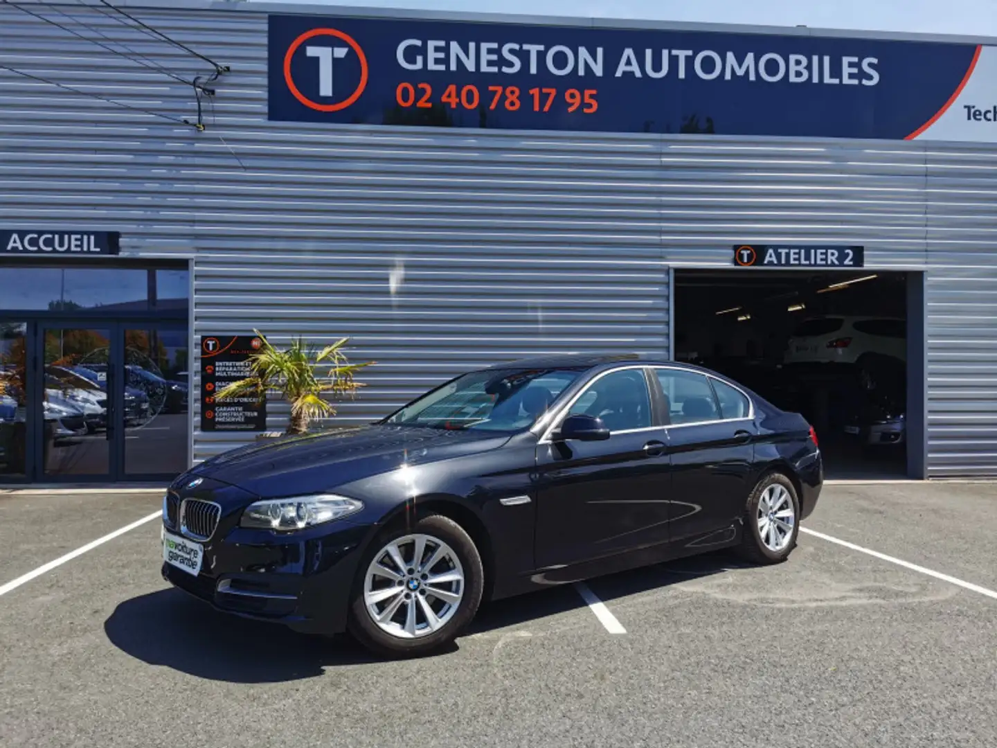 BMW 520 (F10) 520DA 190CH EXECUTIVE Gris - 1