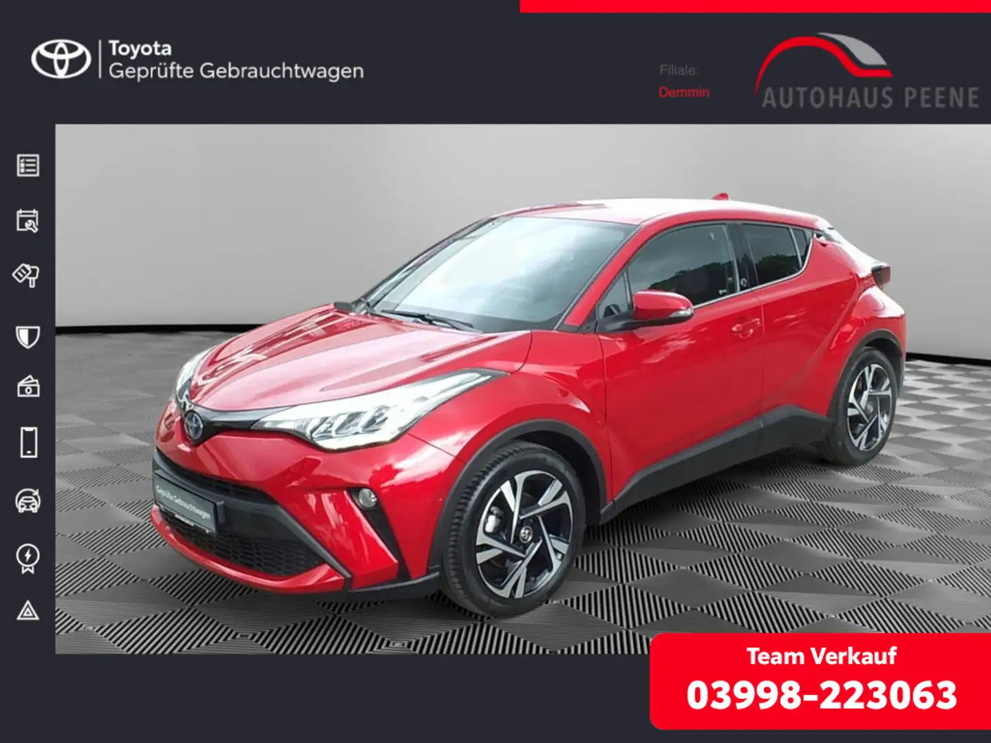 Toyota C-HR 2.0 Hybrid Team D Rot - 1