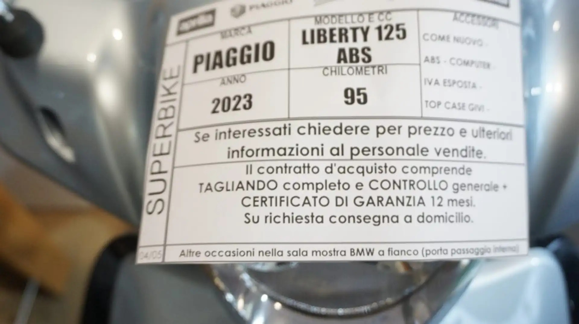 Piaggio Liberty 125 ABS Grigio - 1