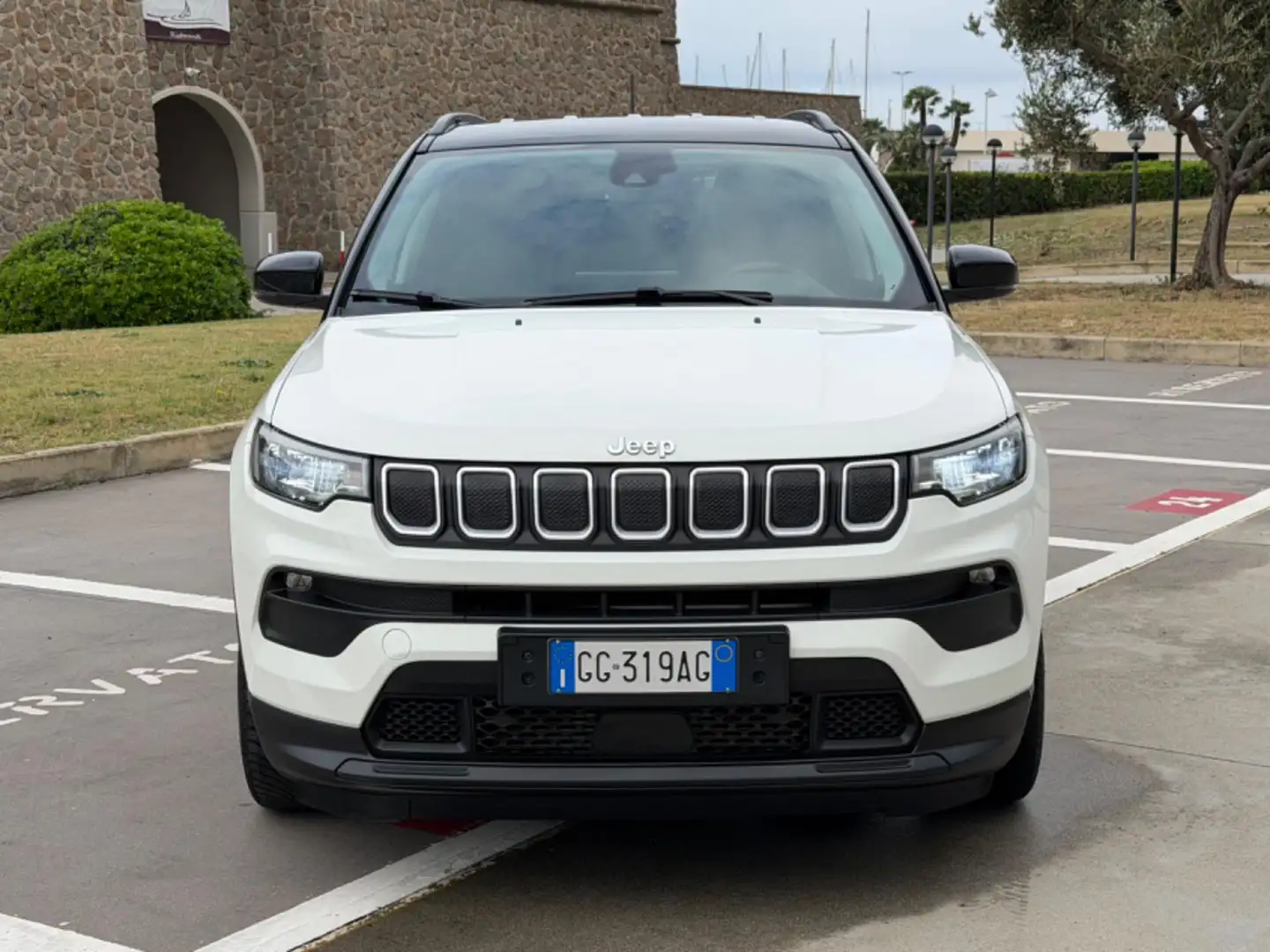 Jeep Compass 1.6 MJET 130CV NAVI+RCAM+TETTO E CERCHI BLACK Blanc - 2