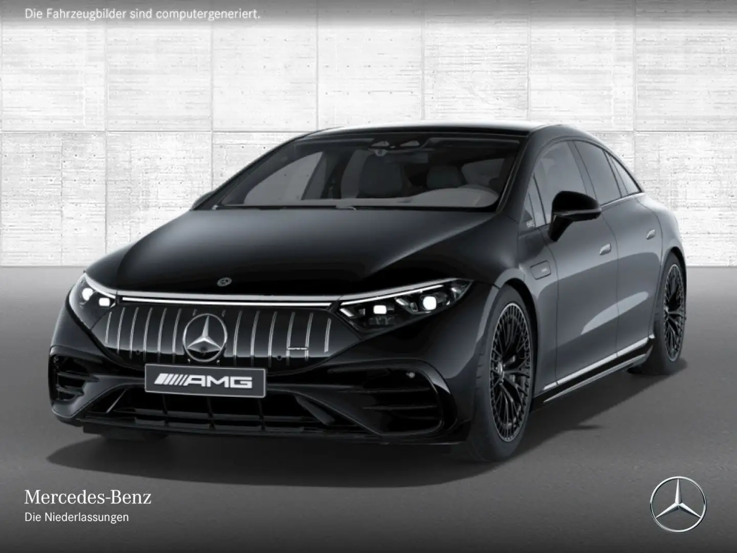 Mercedes-Benz EQS 53 AMG 4M Burmester 3D Driversp Fahrass 360° Schwarz - 2