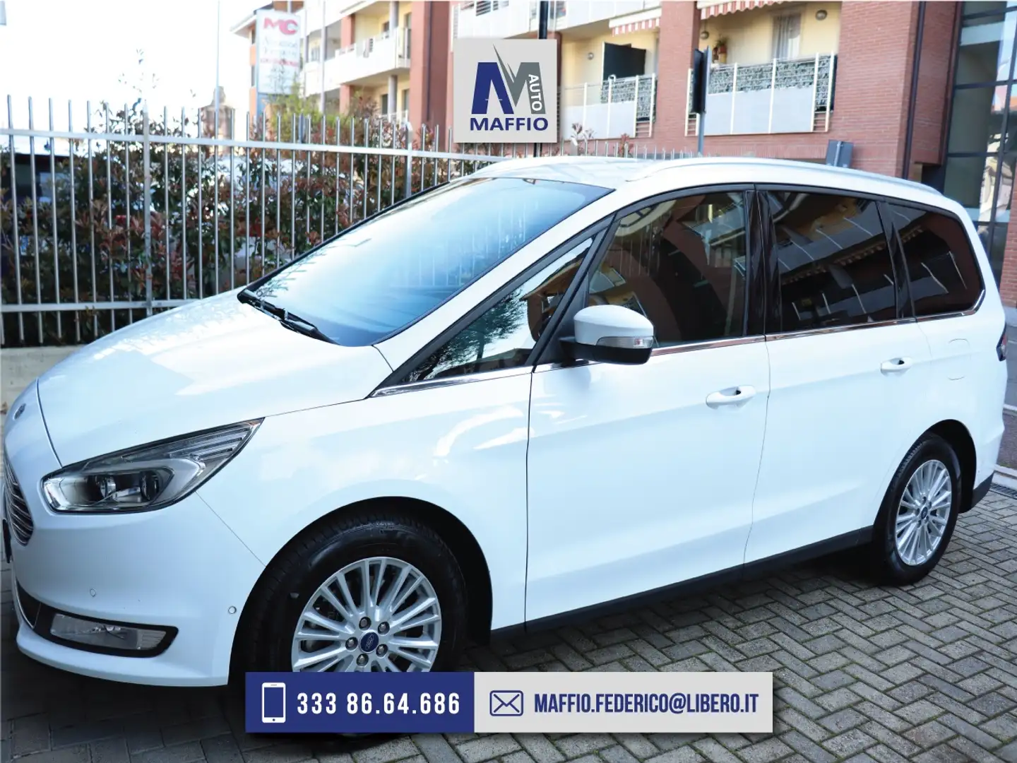 Ford Galaxy GALAXY 2.0 ECOBLUE TITANIUM+ADAPTIVE CRUISE+RETROC Blanc - 1