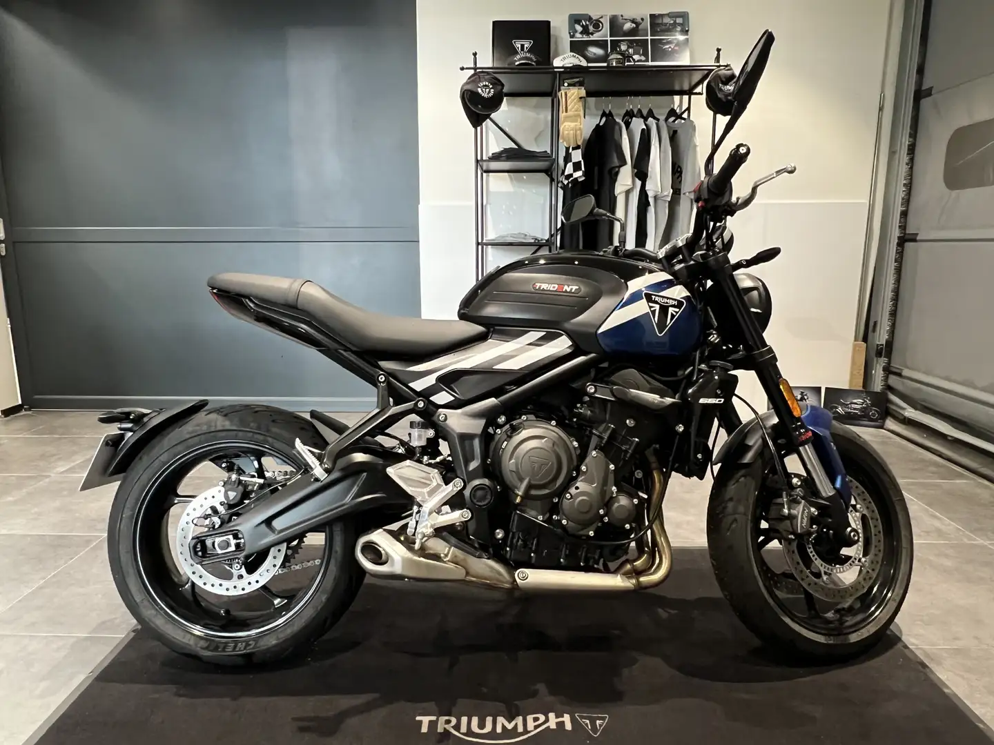 Triumph Trident 660 Bleu - 1