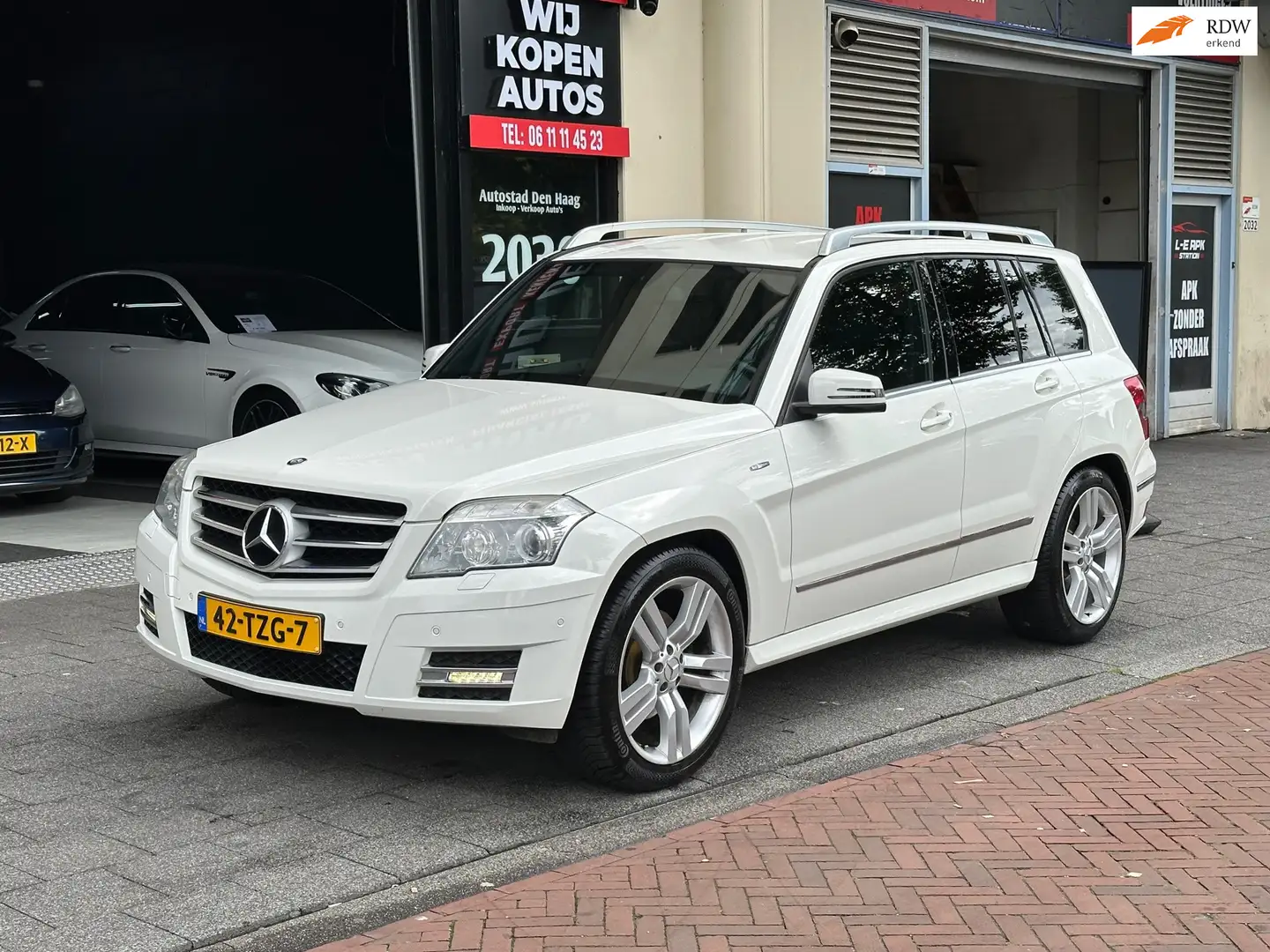 Mercedes-Benz GLK 200 CDI Premium Edition Aut Leer Navi Clima Wit - 1