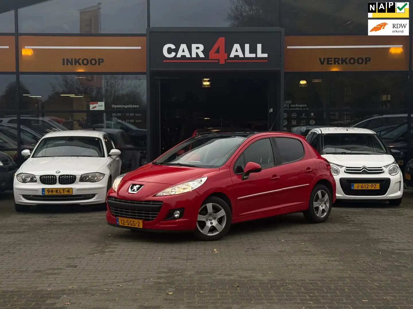 Peugeot 207 1.6 VTi Allure AUTOMAAT/PANO/PDC/CRUISE/CLIMALMVEL Rouge - 1