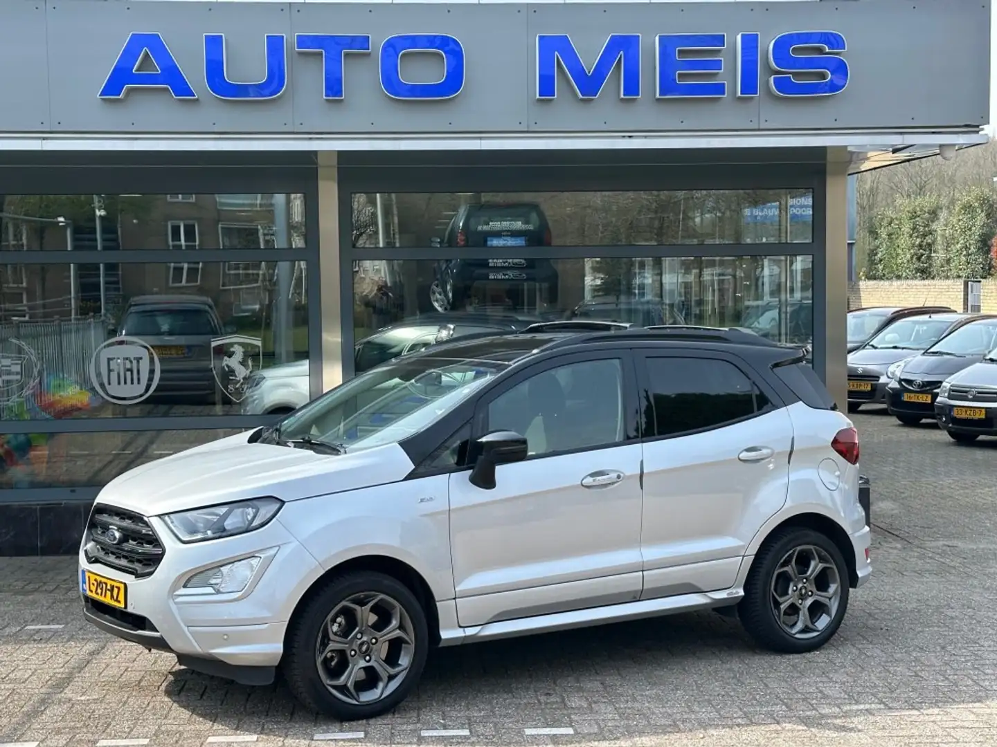 Ford EcoSport 1.0 EB ST-LINE BLACK Navi Camera Cruise Trekhaak Grijs - 1