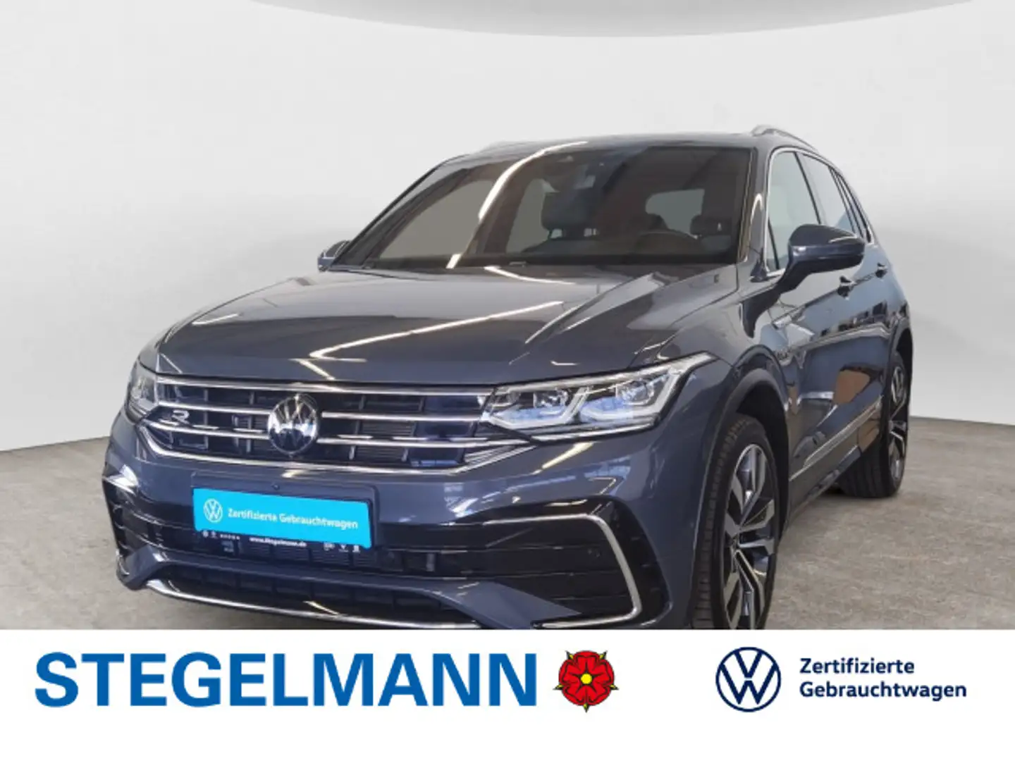 Volkswagen Tiguan 2.0 TDI DSG 4M R-Line *AHK*Pano*Standhzg* Grau - 1
