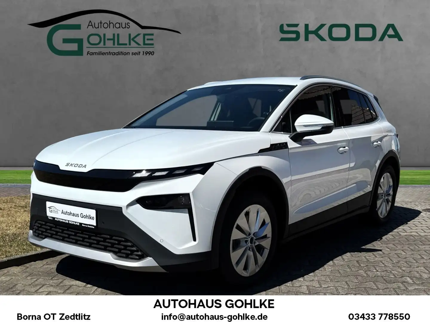 Skoda Elroq 85 210kW*Wärmepumpe*Matrix-LED*Anhängerkup Klima Wit - 1