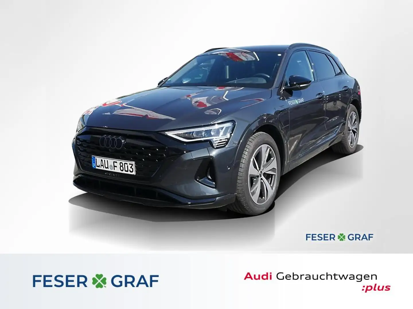 Audi Q8 e-tron 50 qu S Line AHK/ACC/HUD/Matrix Grau - 1