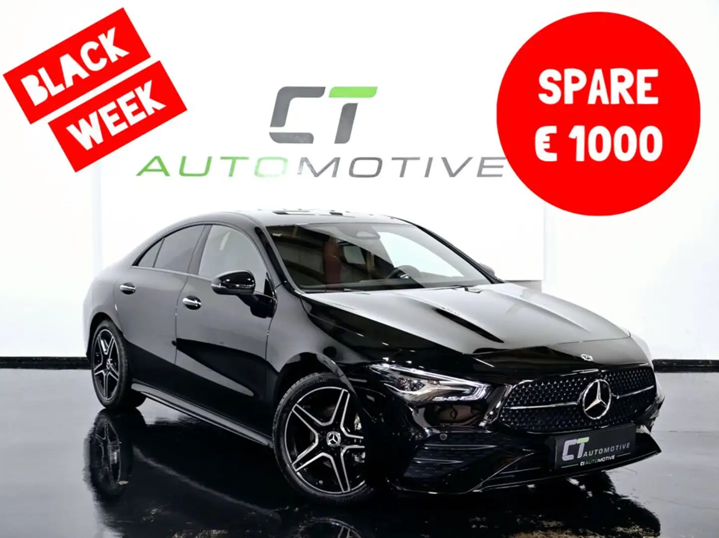 Mercedes-Benz CLA 180 d Coupe AMG-Line Aut. *1 Hand‼️BLACK WEEK‼️ Noir - 1