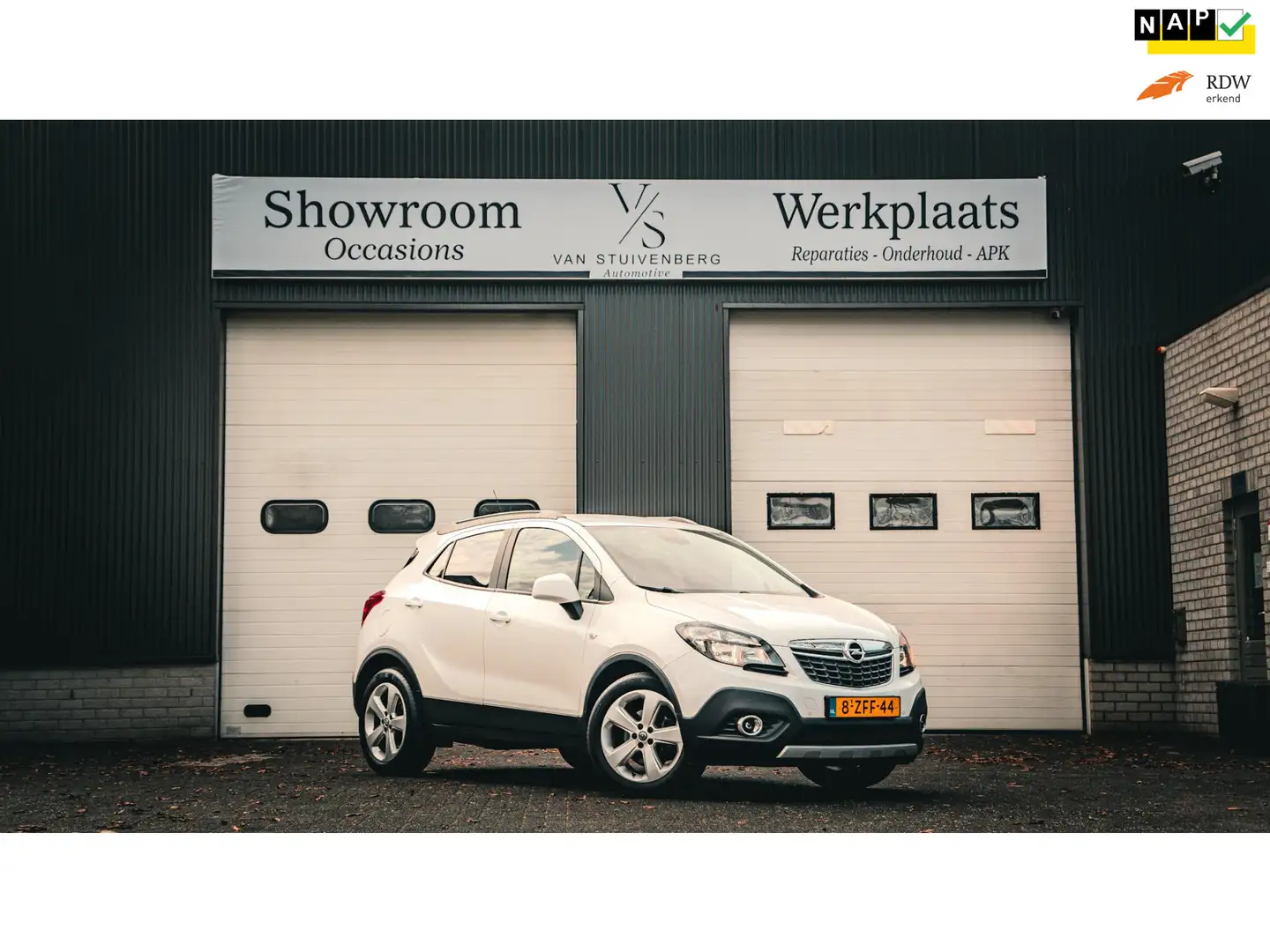 Opel Mokka 1.4 T Edition AUTOMAAT CRUISE COMPL OH Weiß - 1