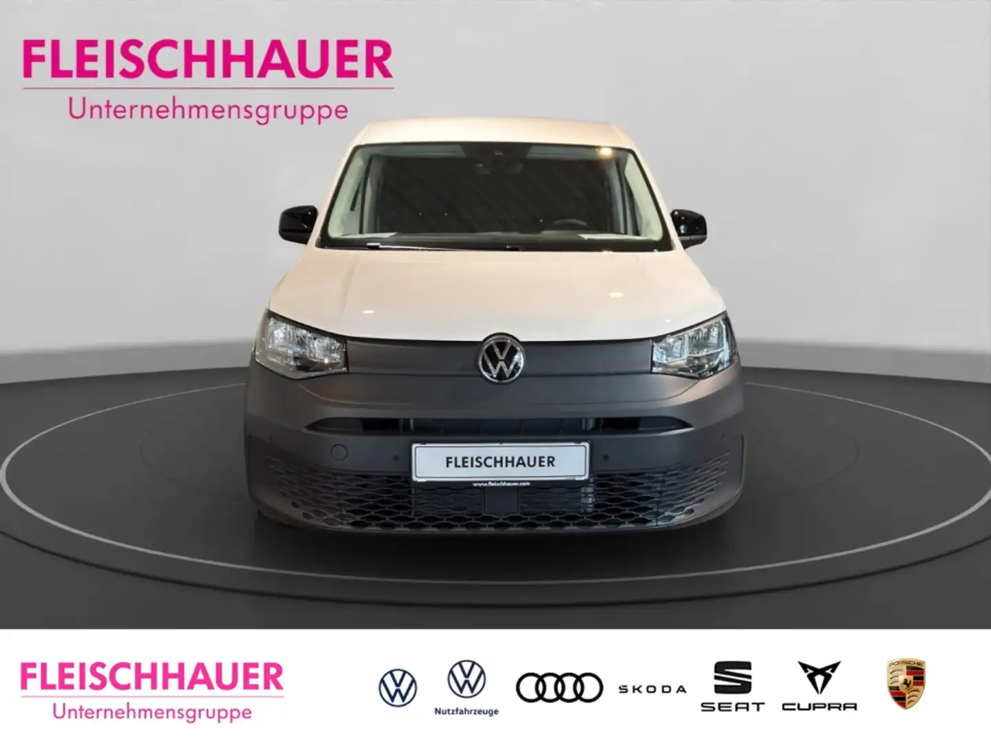 Volkswagen Caddy Cargo 2.0 TDI Navi ACC CarPlay Allwetter Komfortpa Weiß - 2