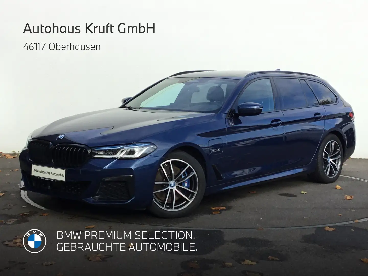 BMW 530 e xDrive Touring M SPORT+PANO+AHK+LASERLICHT+HUD+K Blau - 2