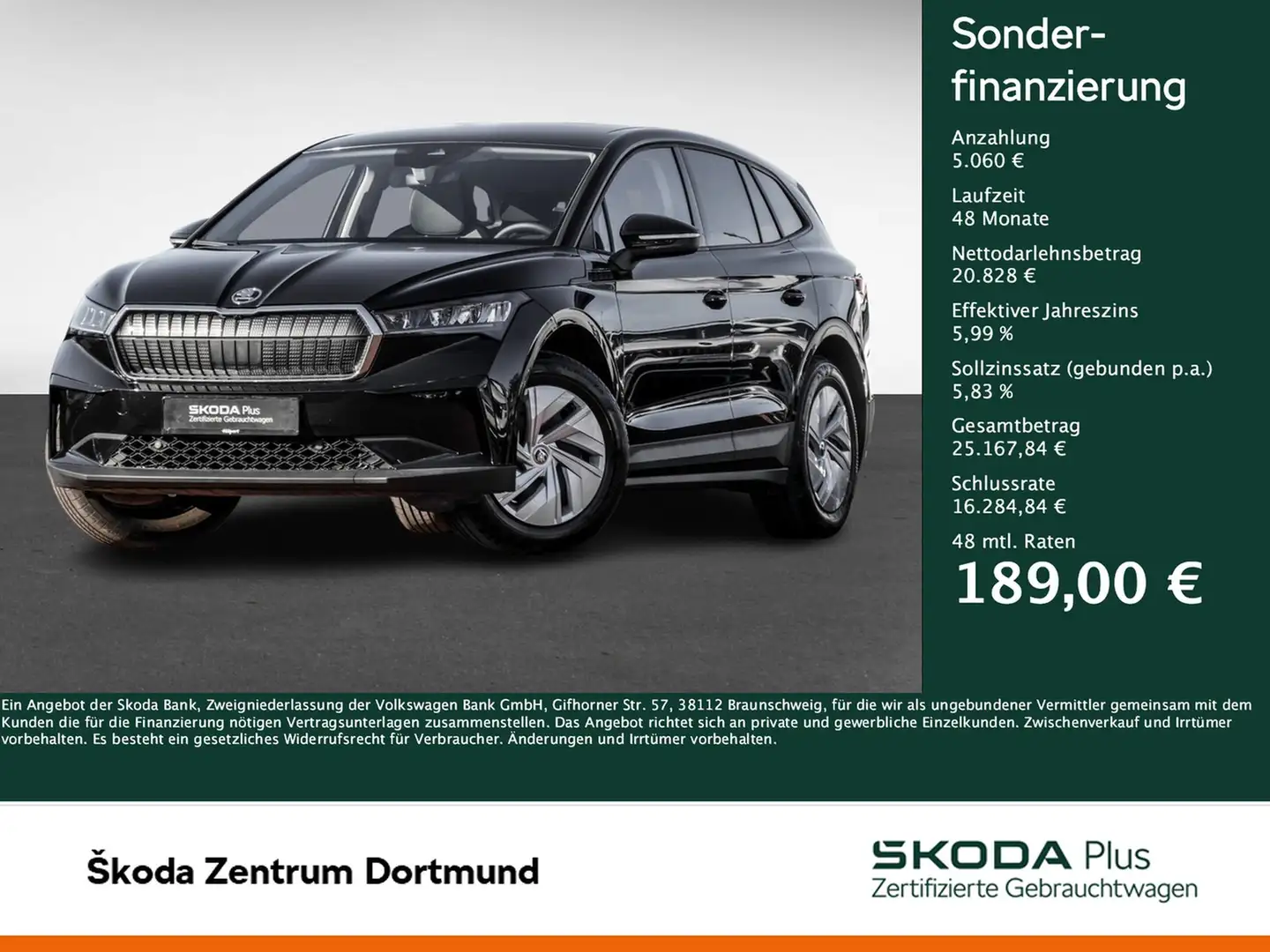 Skoda Enyaq 50 LOFT NAVI LED DAB TEMPOMAT BLUETOOTH Black - 1