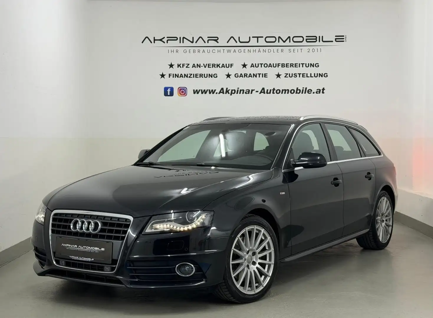 Audi A4 Avant 2,0 S-line TDI NAVI - AHK - TEMPOMAT Schwarz - 1