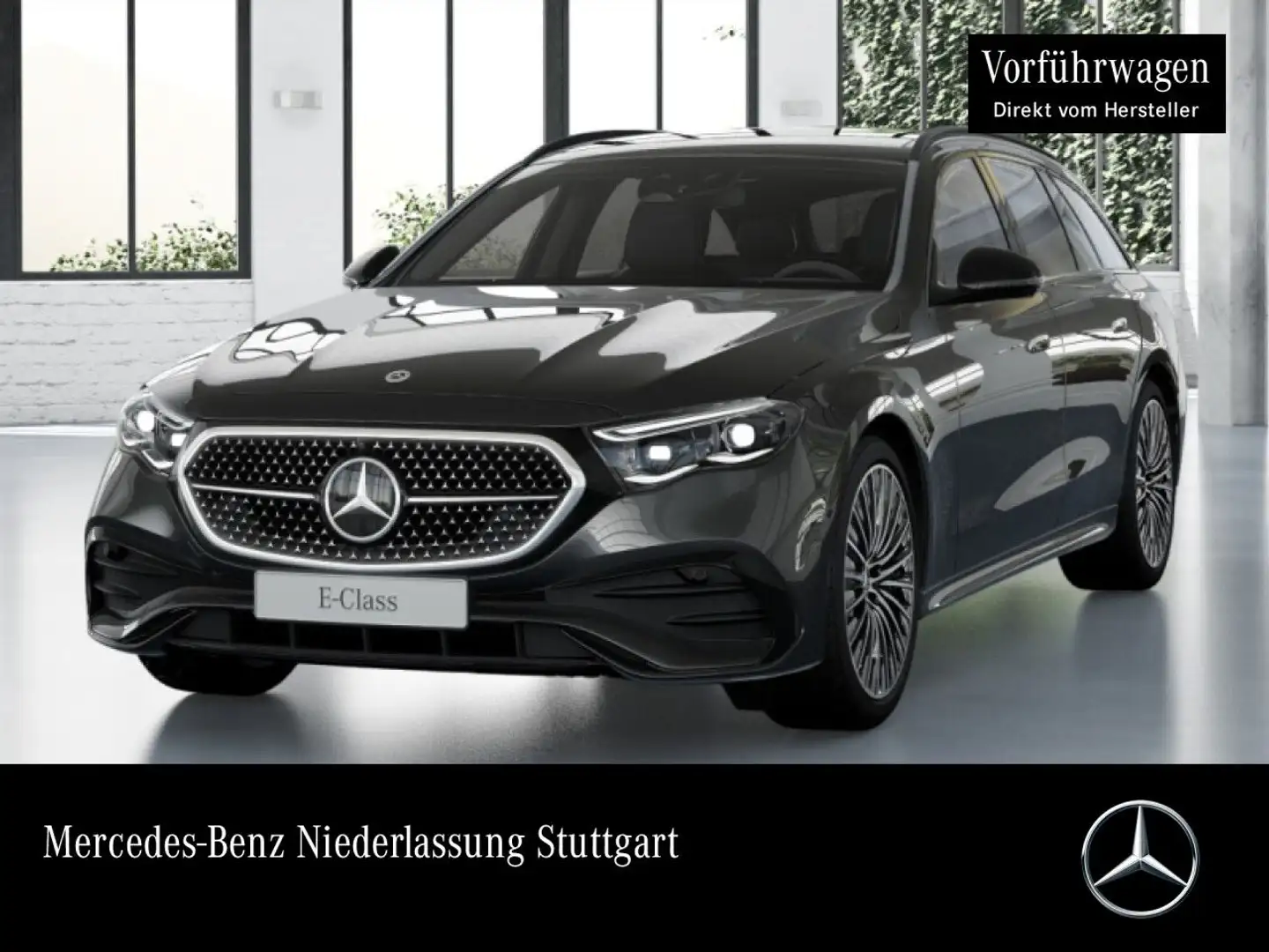 Mercedes-Benz E 450 d T 4M AMG Fahrass 360° Airmat Pano Distr. Grau - 1