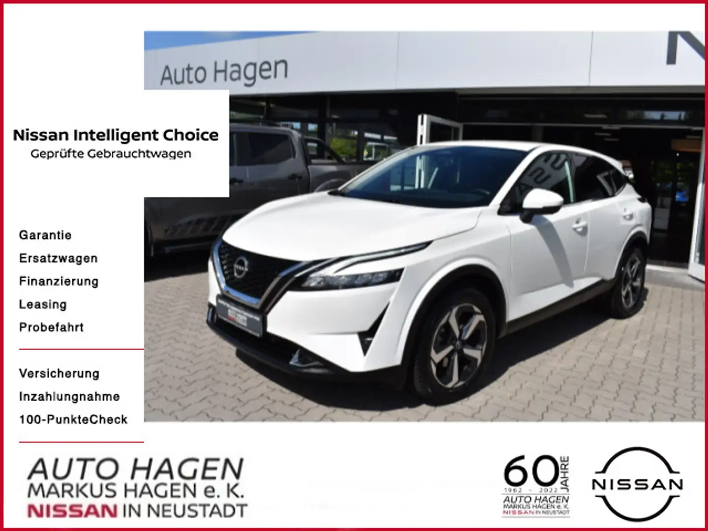 Nissan Qashqai 1.3 DIG-T N-Connecta Automatik Voll LED Blanc - 1