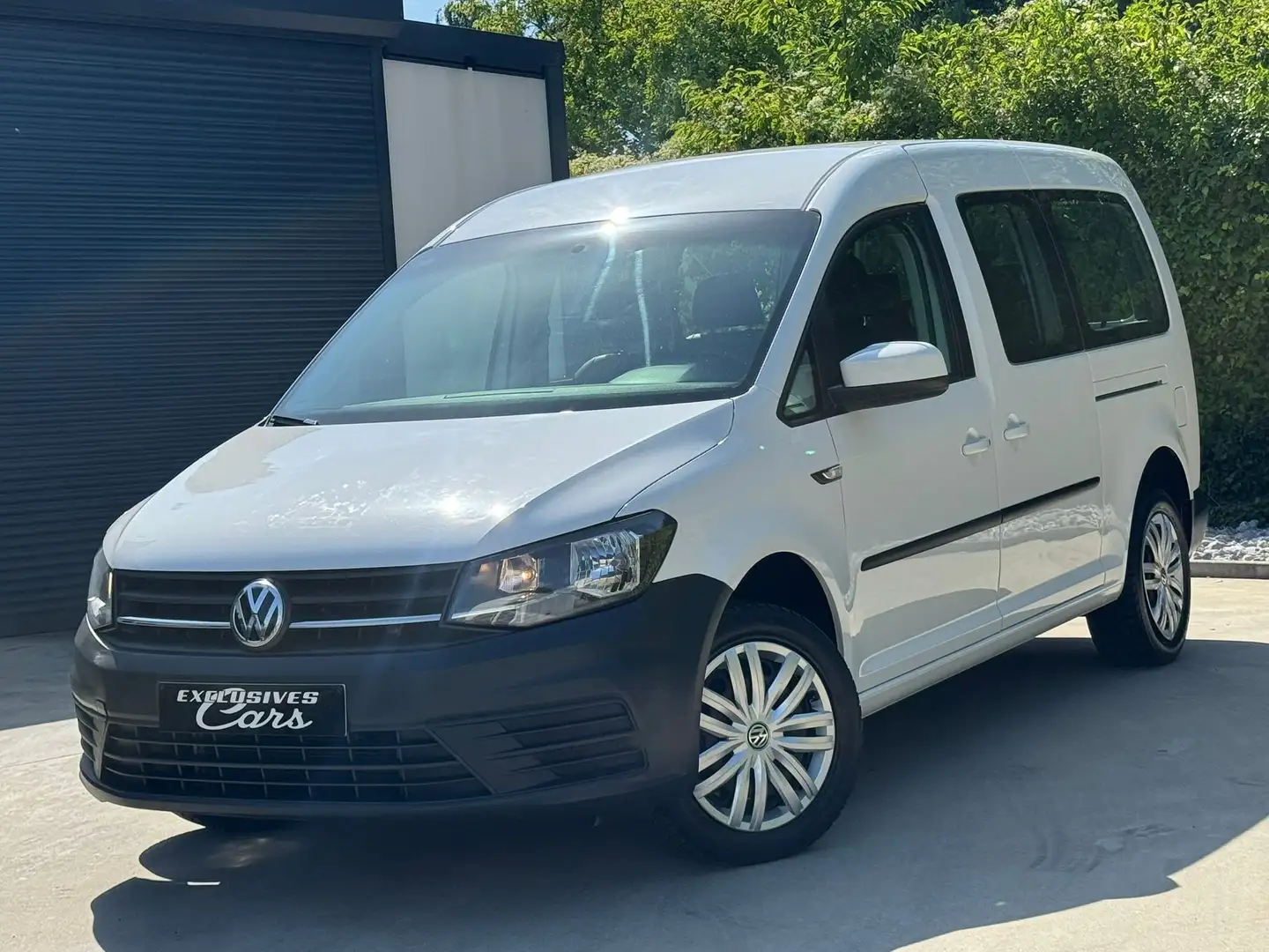 Volkswagen Caddy 2.0 TDI 102 CV MAXI FAMILY 7 PLACES GPS CLIM Wit - 1