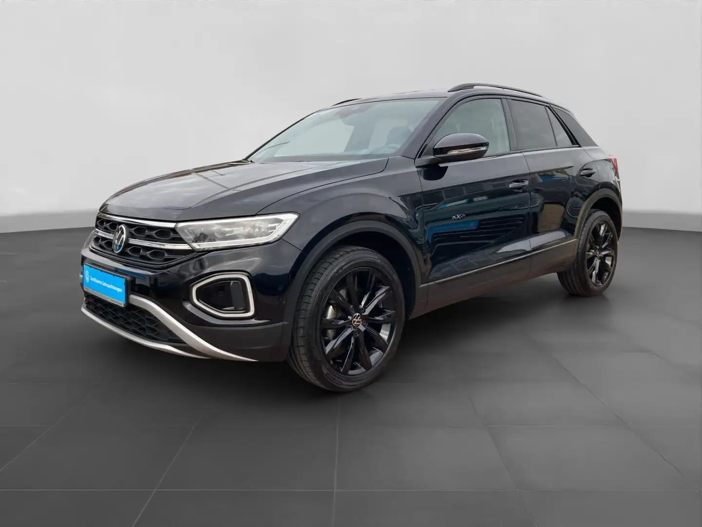 Volkswagen T-Roc 1.5 TSI DSG BLACK STYLE LM18 AHK LED+ NAVI Schwarz - 2