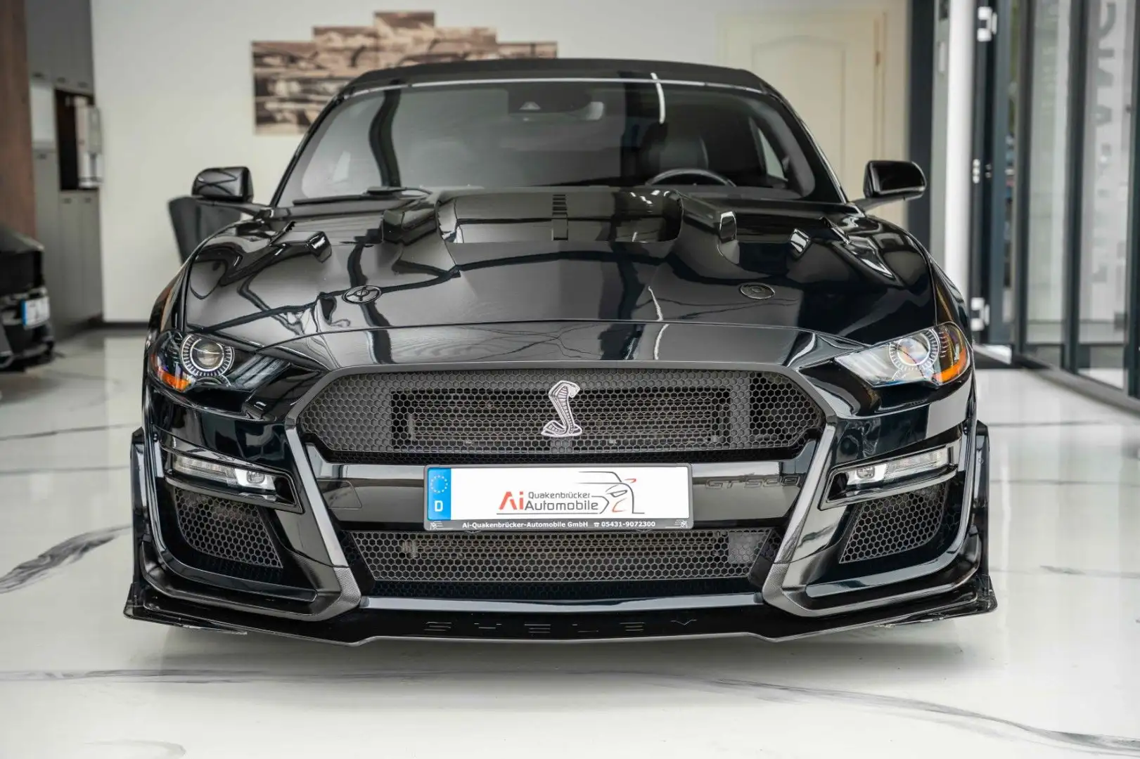 Ford Mustang GT 5,0 Cabrio GT 500 SHELBY PREMIUM VOLL Schwarz - 2