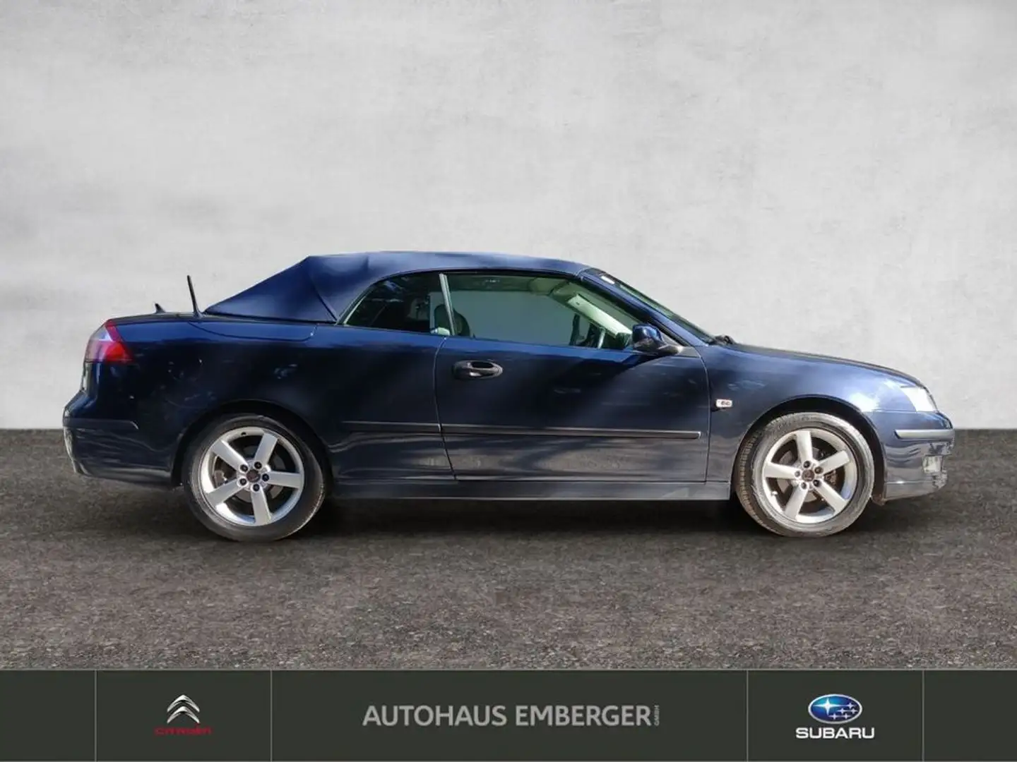 Saab 9-3 2.0 T Vector Cabrio Blau - 2