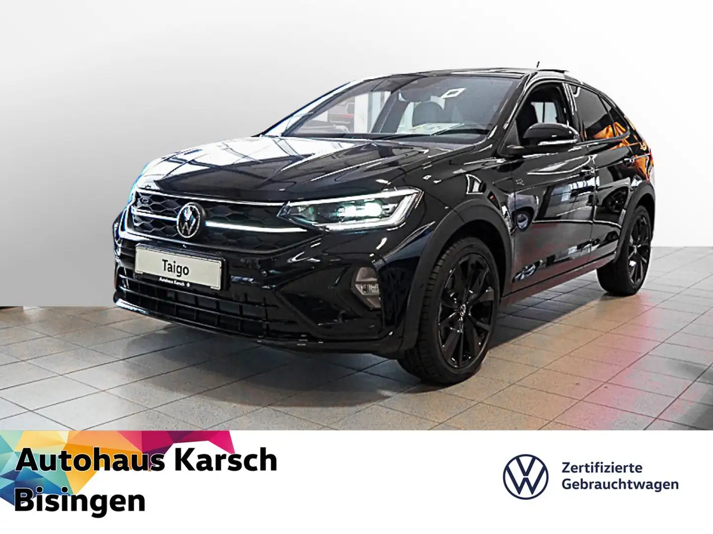 Volkswagen Taigo 1.5 TSI DSG R-Line AHK, NAVI, IQ.LIGHT LED Schwarz - 1