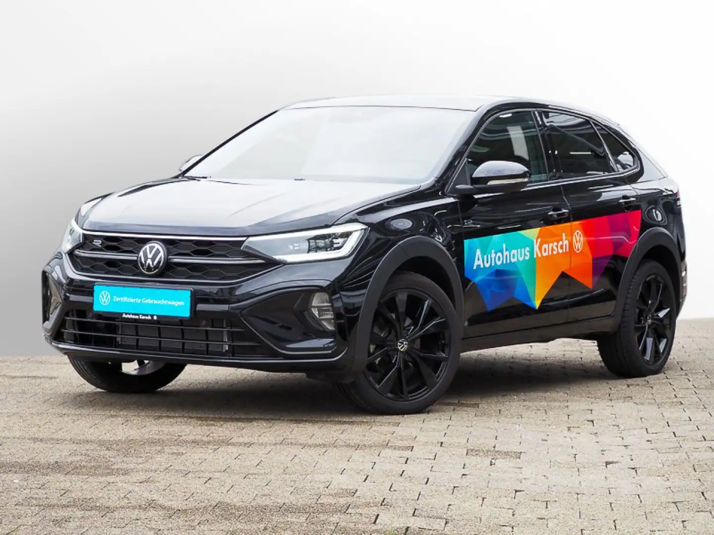 Volkswagen Taigo 1.5 TSI DSG R-Line AHK, NAVI, IQ.LIGHT LED Schwarz - 2