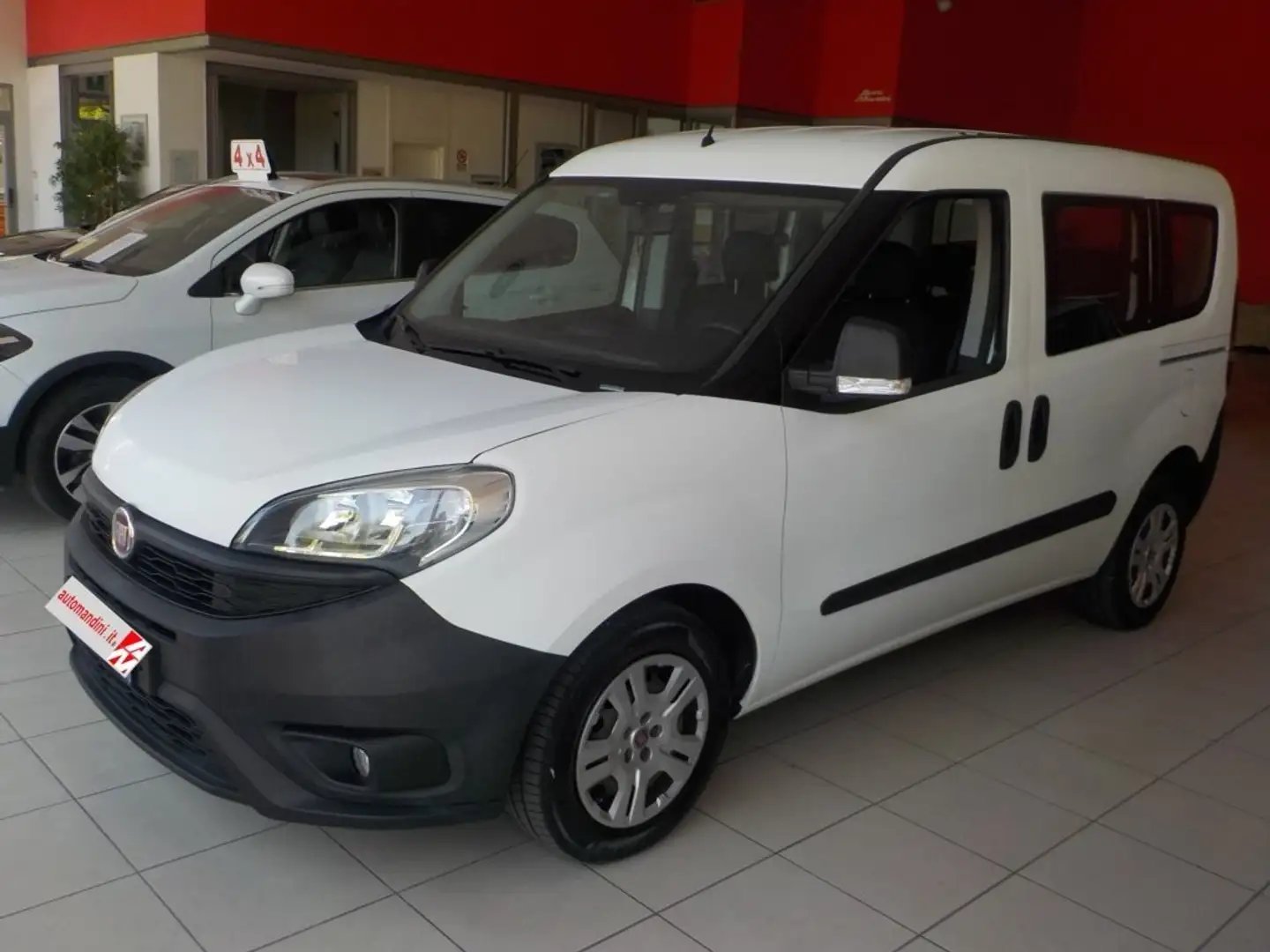 Fiat Doblo' 1.3 MJT 95 Euro 6 Autocarro 5 posti (+Iva) Weiß - 1